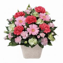 ピンクガーベラのアレンジメント