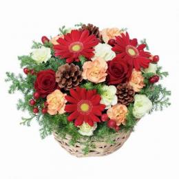 クリスマスのアレンジメント